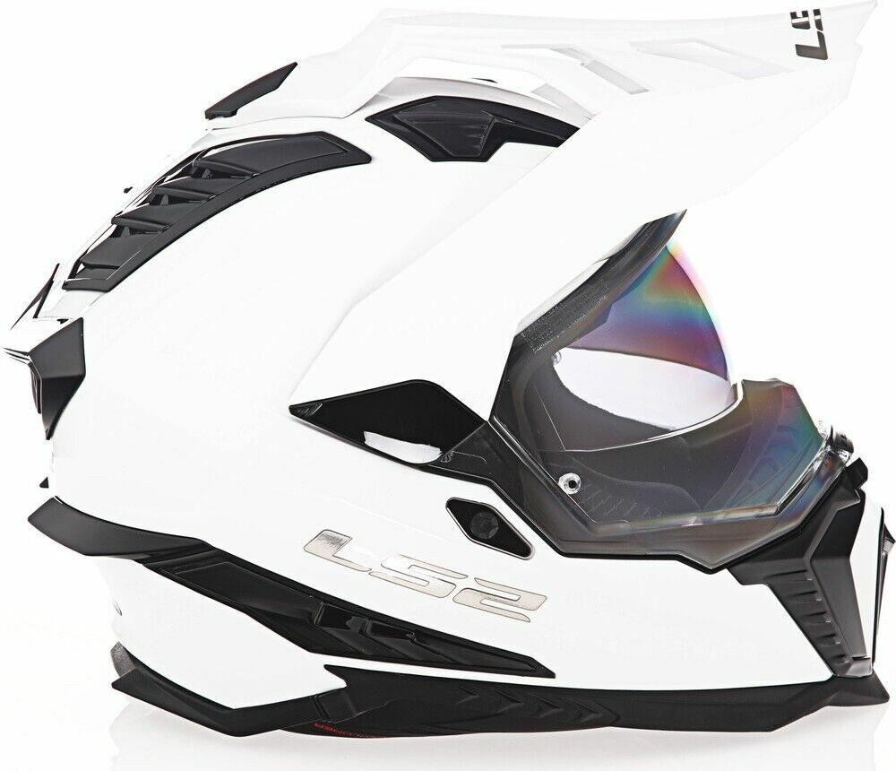 LS2 White Explorer Helmet Adult [M] Open Box 701-1023 - Sun Coast