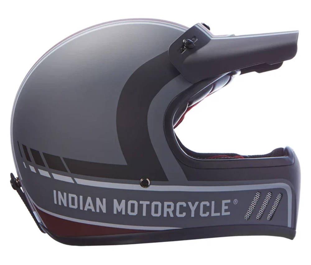 Indian Motorcycle Adventure Matte Stripe Helmet FTR MEDIUM 286972703 FTR1200 Indian Motorcycle Adventure Matte Stripe Helmet FTR MEDIUM 286972703 FTR1200