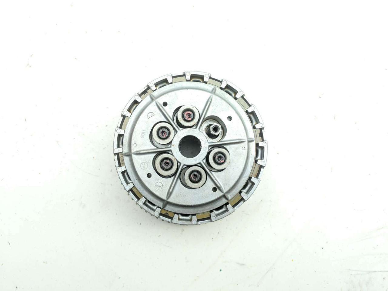 キャベツ 06-07 Kawasaki ZX14 ZX-14R Outer Clutch Basket Plates & Hub