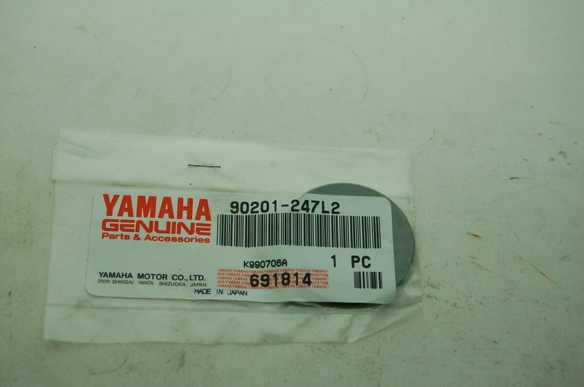 NOS YAMAHA PLATE WASHER 90201-247L2 NEW OEM - Sun Coast Cycle