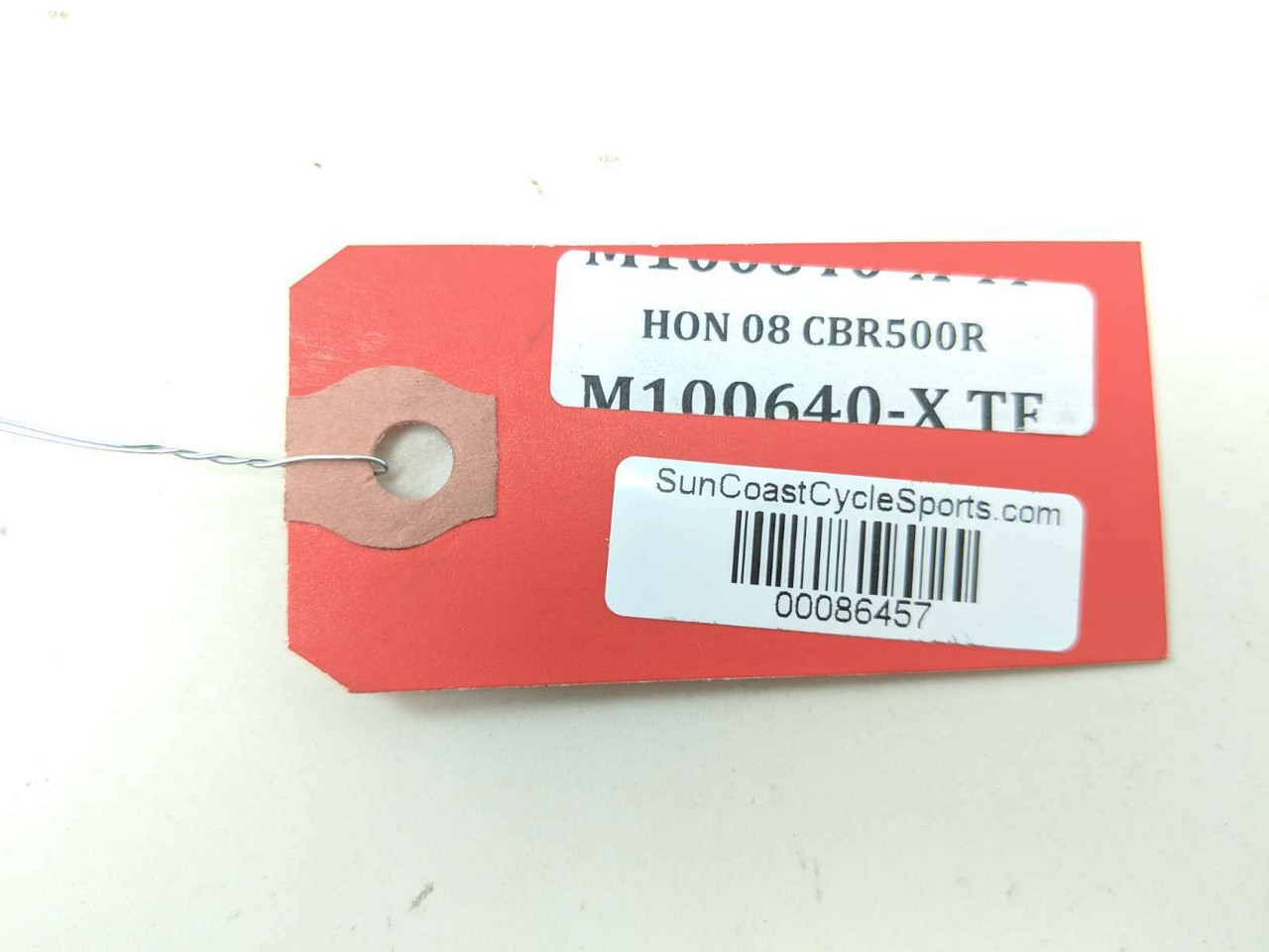 08 Honda CBR600RR Fuel Injection Injector Rail A No Injectors