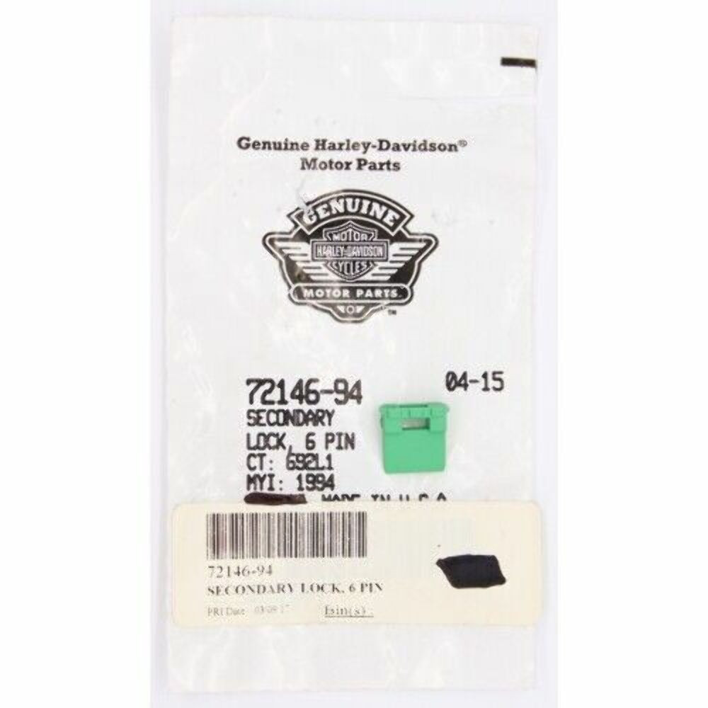 ۶ৎページ QTY 4 | 1994-2024 Harley Davidson 6-Pin Secondary Lock Connector