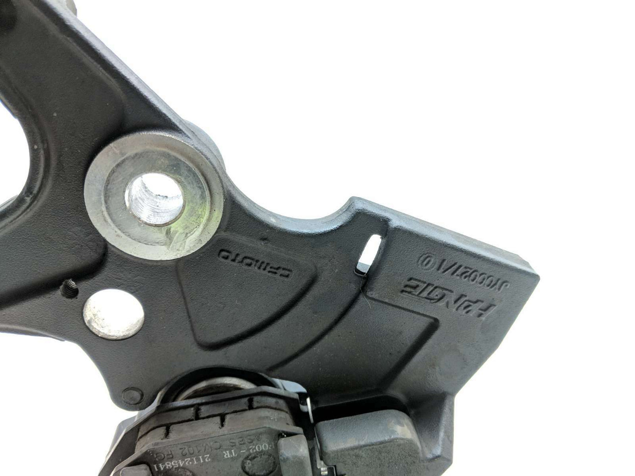 22 CFMoto 300NK Rear Brake Caliper Mount Bracket - Sun Coast Cycle