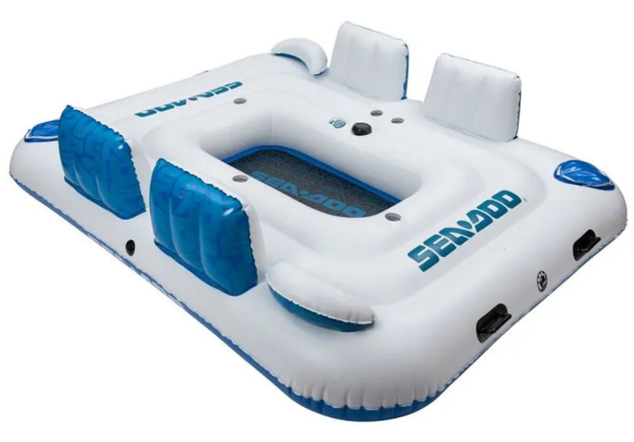Sea-Doo New 6 Person Inflatable Island With Cupholders