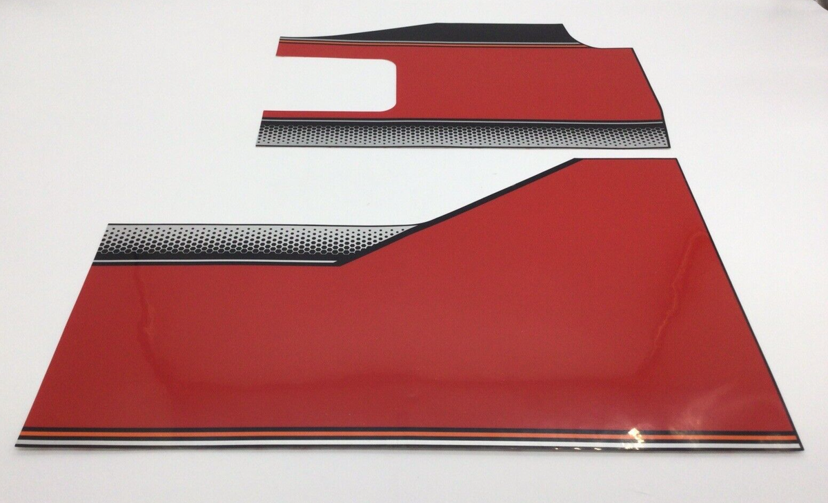 2019 Kawasaki Mule PRO-MX OEM Left Side Door Pattern Decal 56075