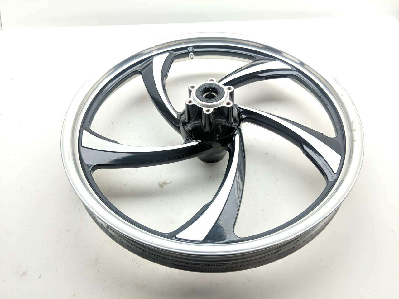 15 Victory Vegas 8 Ball Front Wheel Rim BENT LIP 21X2.5 - Sun