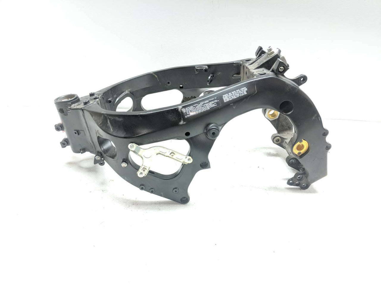 12 Suzuki GSXR 1000 Main Frame Chassis DAMAGED SLVG - Sun Coast