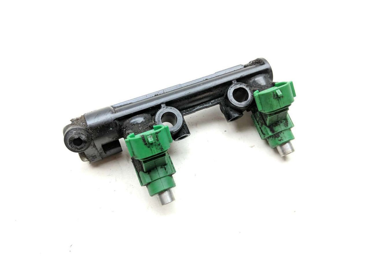 13 Kawasaki Ninja EX300 Gas Fuel Injectors With Rail PA66 633