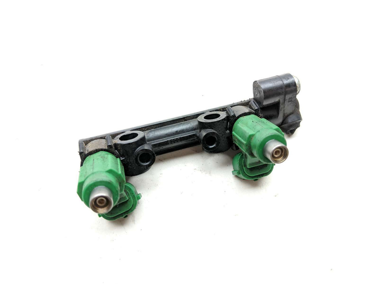 13 Kawasaki Ninja EX300 Gas Fuel Injectors With Rail PA66 633