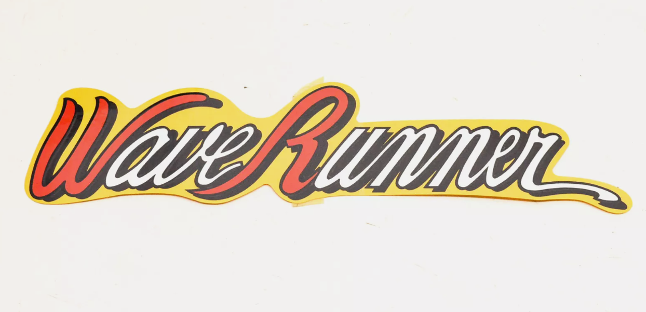 【返品不可】 New OEM NOS Decal Emblem Waverunner EU0-64121-00-00 Yamaha 乳液・ミルク