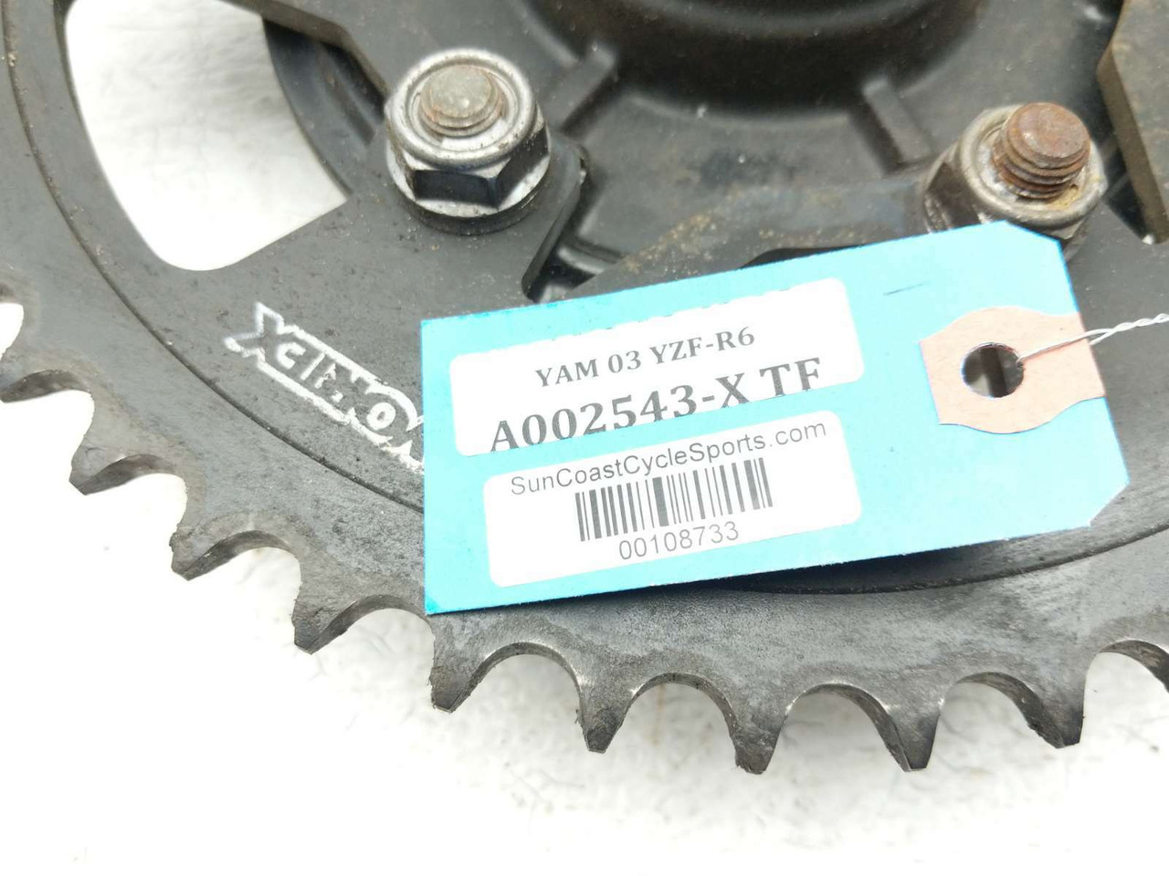 03-05 Yamaha YZF-R6 06-09 R6S Vortex Rear Wheel Cush Drive