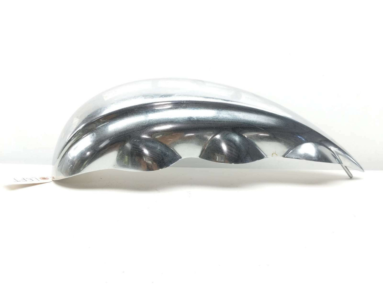 04-09 Triumph Rocket 3 III Front Left Gas Fuel Tank Cover Chrome