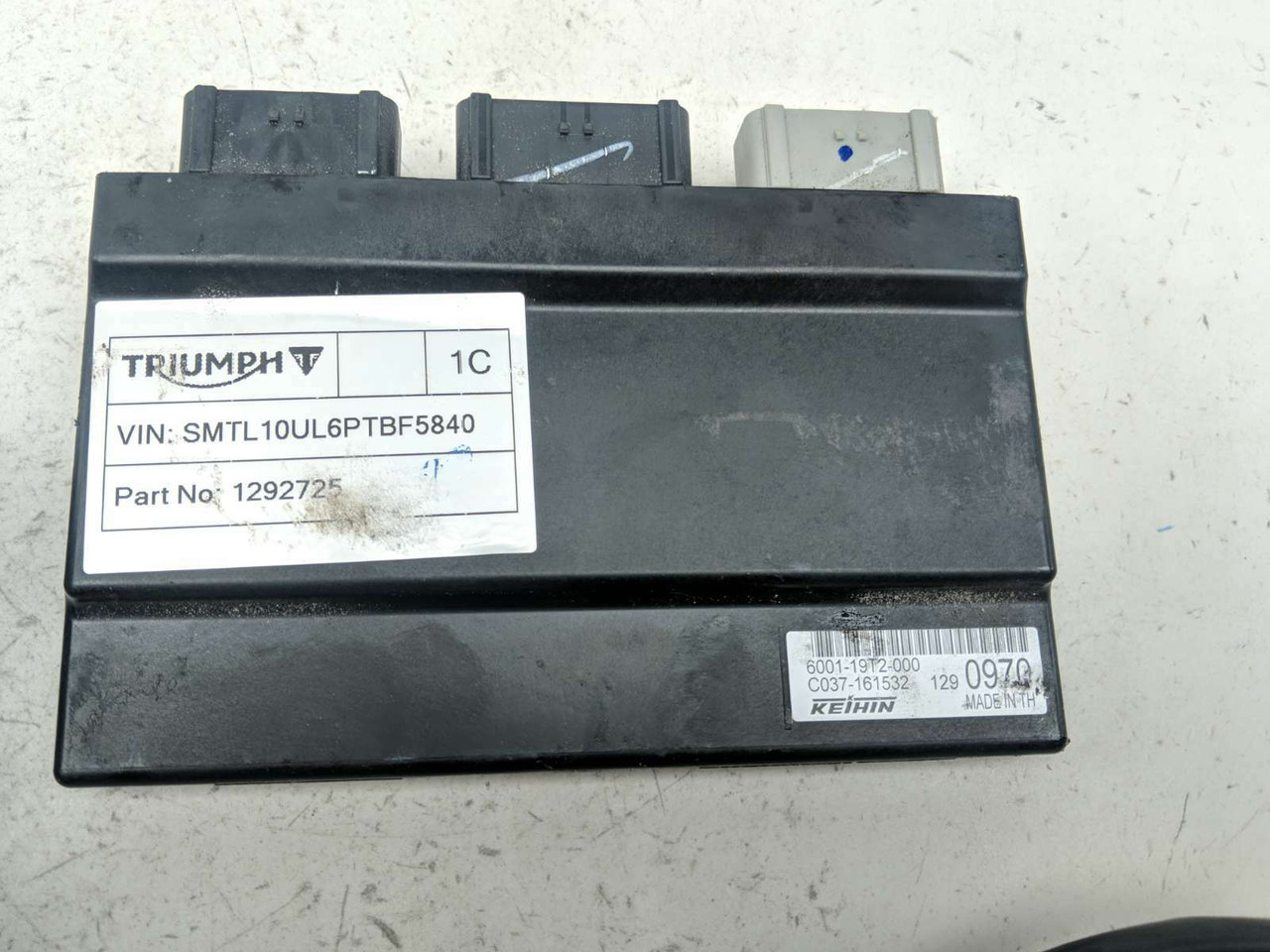 21-24 Triumph Trident 660 Computer CDI ECU ECM Box Lock Set