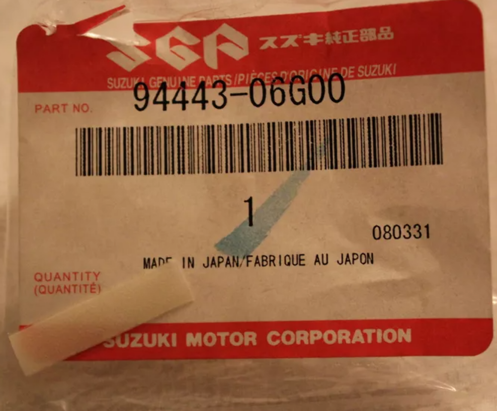 2004-2005 Suzuki GSX-R600 GSX-R750 New OEM Seat Tail Tape 94443