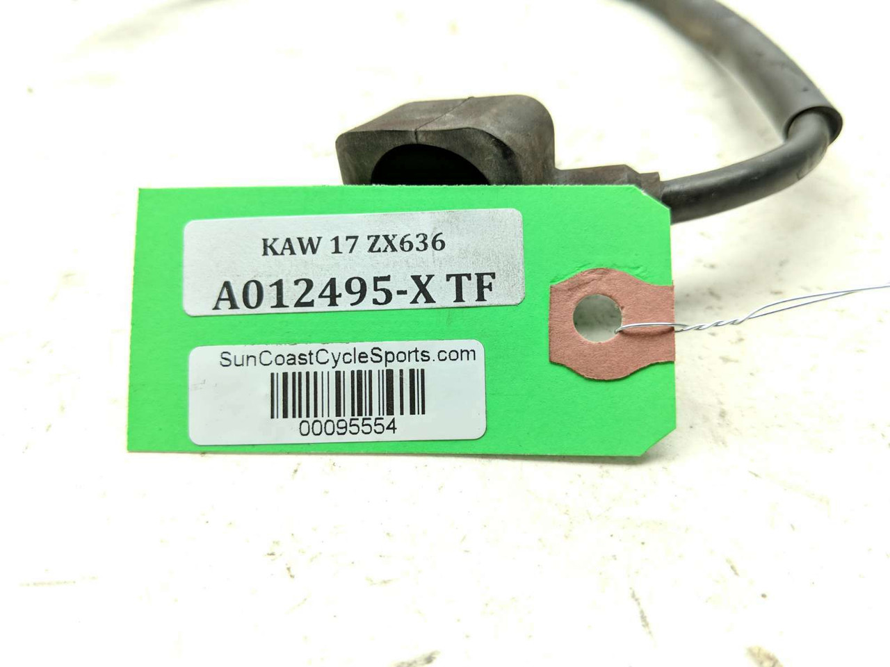 13-18 Kawasaki ZX 636 ZX6R Battery Negative Terminal Cable Wire 13-18 Kawasaki ZX 636 ZX6R Battery Negative Terminal Cable Wire