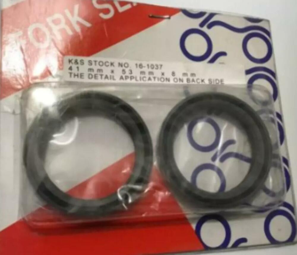 1994-2006 K&S [S] Fork Seal 41x53x8mm Honda CBR Kawasaki ZX Suzuki