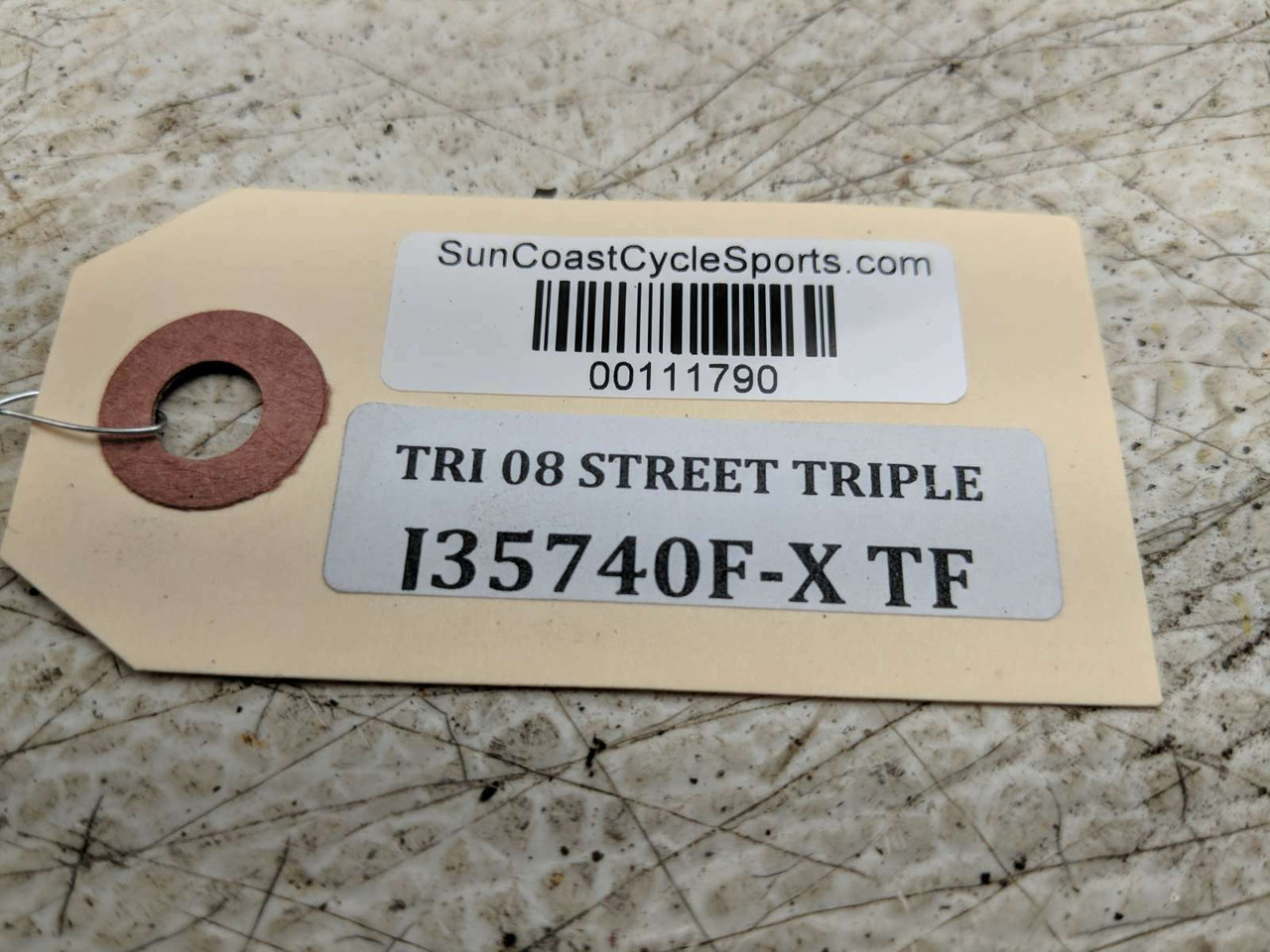 07-12 Triumph 675 Street Triple Bottom Lower Triple Steering Tree