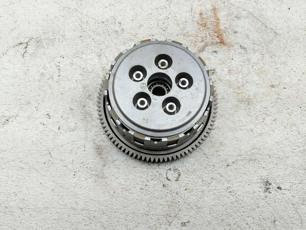 07-12 Triumph 675 Street Triple Clutch Basket With Plates - Sun