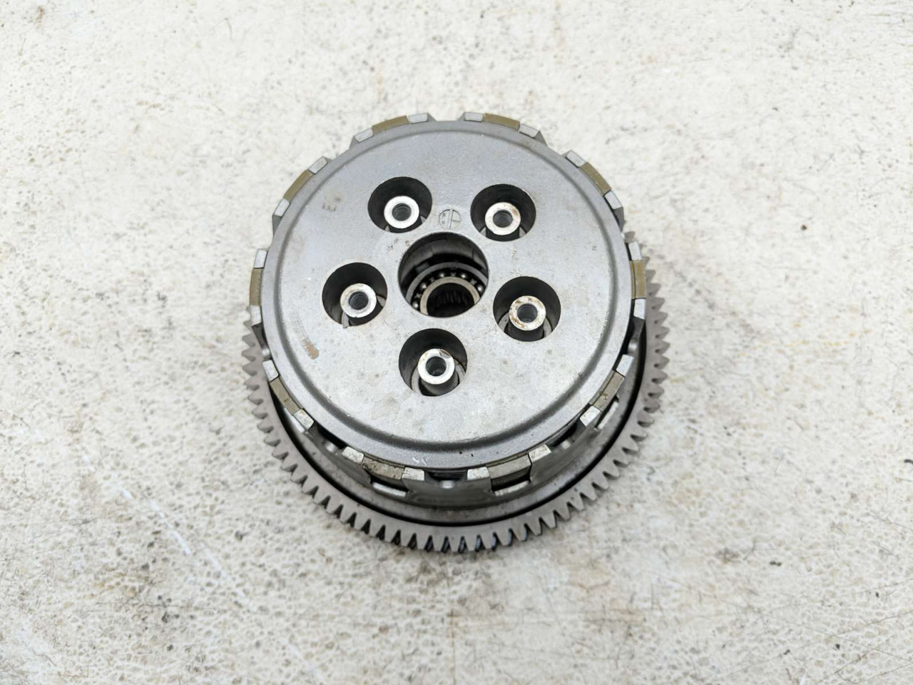07-12 Triumph 675 Street Triple Clutch Basket With Plates - Sun