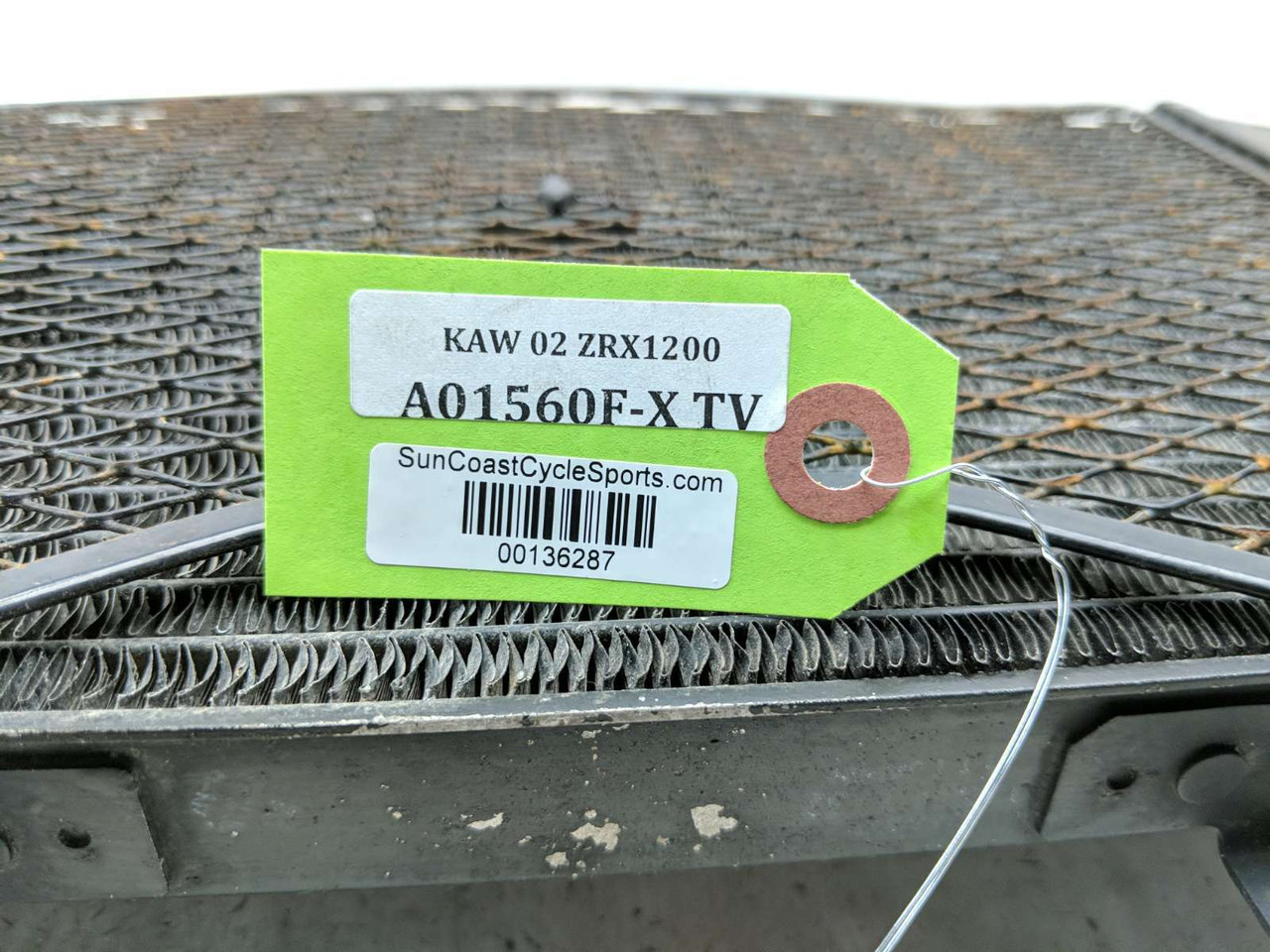 01-05 Kawasaki ZRX 1200 Engine Motor Radiator - Sun Coast Cycle