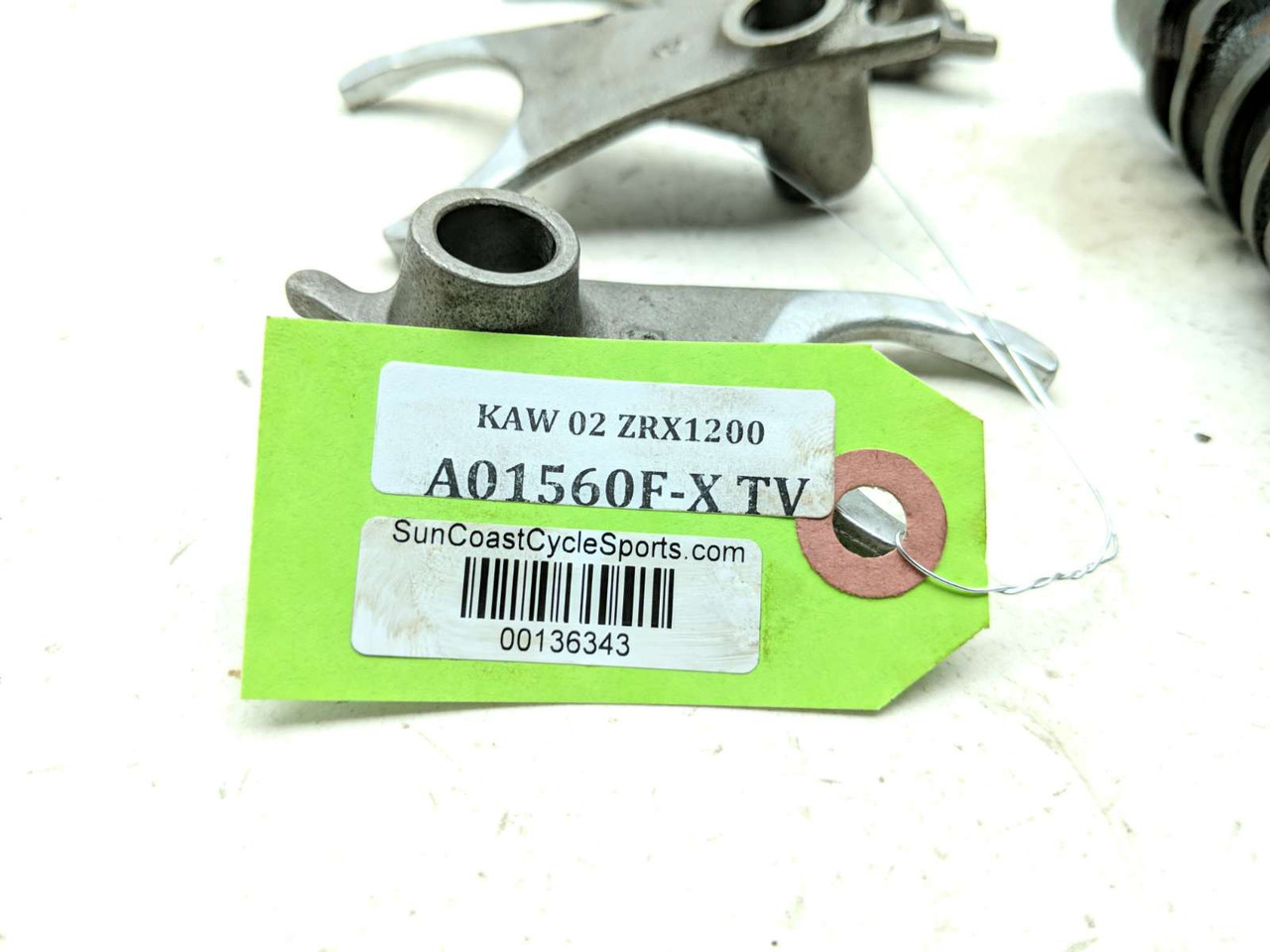 01-05 Kawasaki ZRX 1200 Transmission Shift Shifter Forks and Drum