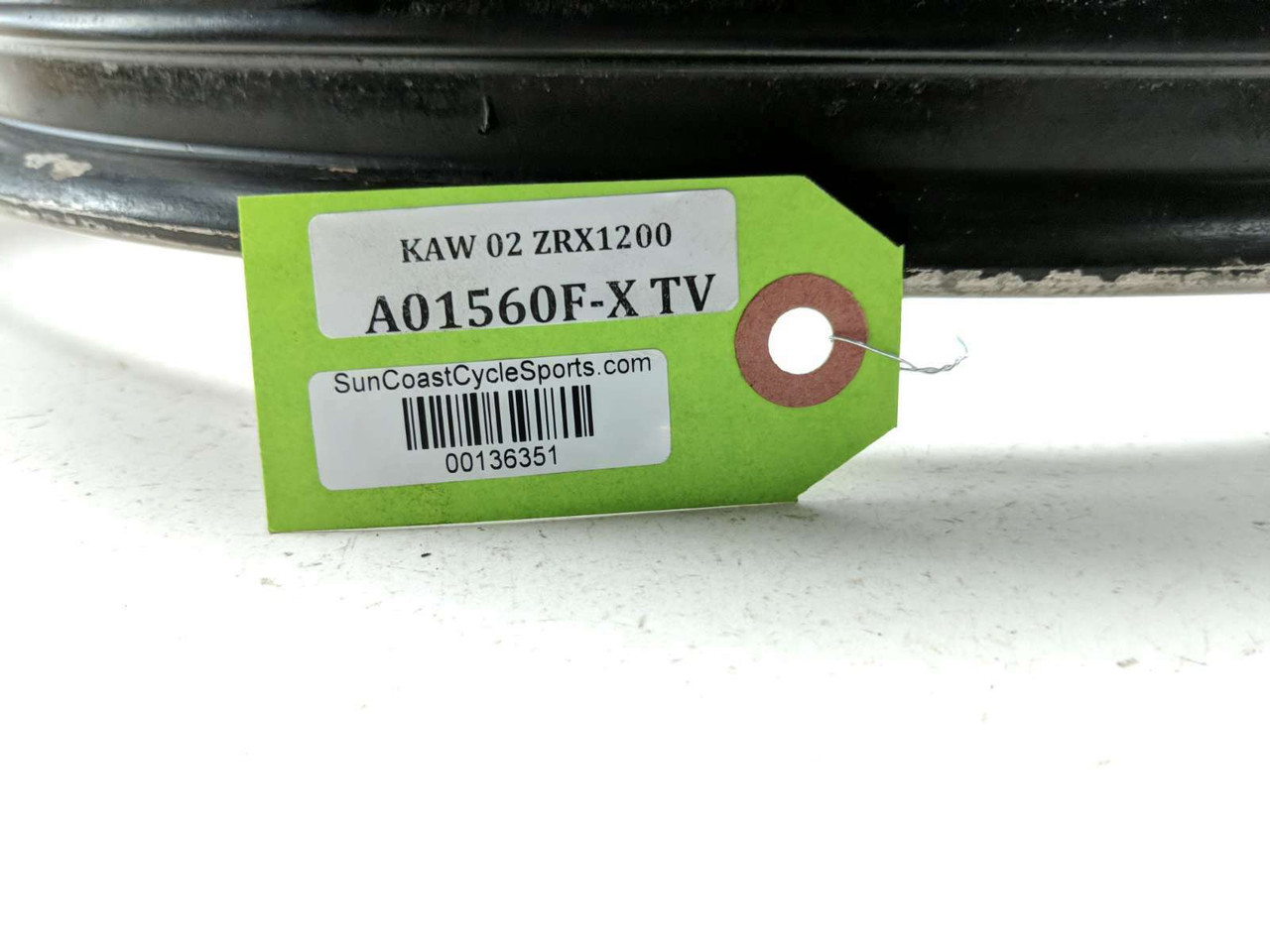 ＡL10680201-52口18/135 01-05 Kawasaki ZRX 1200 Front Wheel Rim STRAIGHT 17x3.50 - Sun