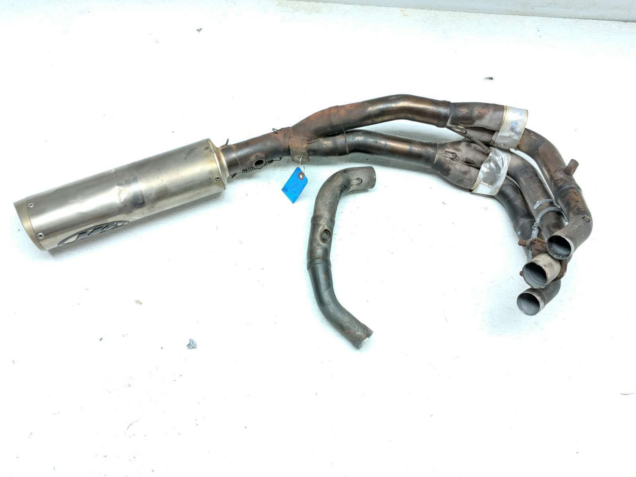 06-16 Yamaha YZF-R6 R6R Aftermarket M4 Full Exhaust Header Pipe