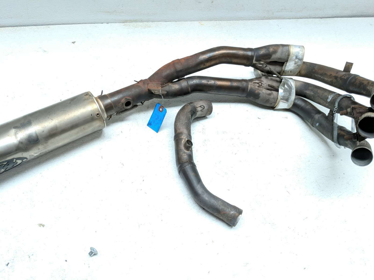 06-16 Yamaha YZF-R6 R6R Aftermarket M4 Full Exhaust Header Pipe