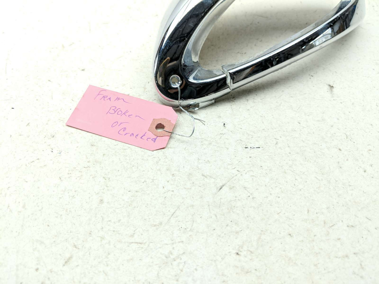 03-05 BMW K1200GT Left Front Turn Signal Light Trim Cover Chrome