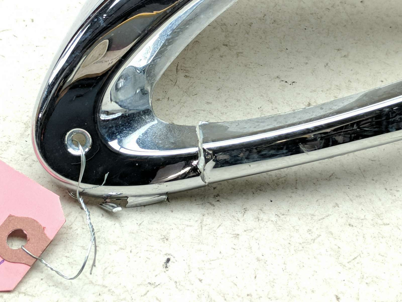 03-05 BMW K1200GT Left Front Turn Signal Light Trim Cover Chrome