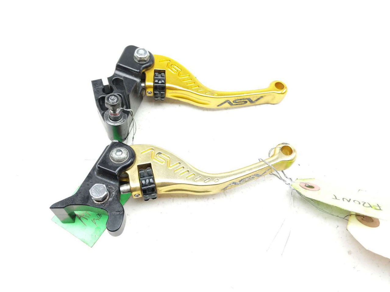NINJA PIZZ 2021 イエローフレーム　クランクセット 18-23 Kawasaki Ninja EX 400 ASV Short Levers Clutch & Front Brake