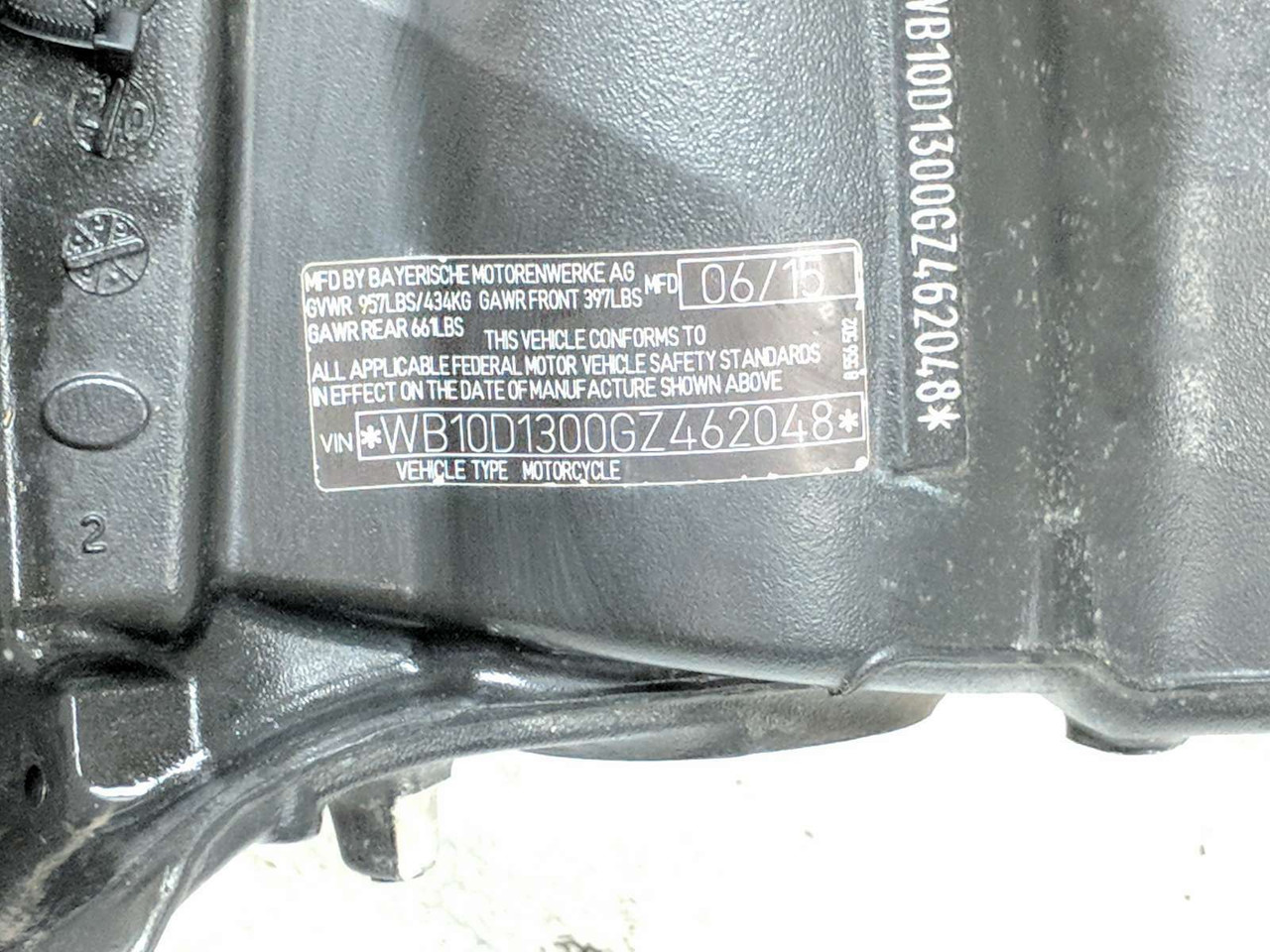 15-19 BMW S1000XR Main Frame Chassis STRAIGHT SLVG - Sun Coast