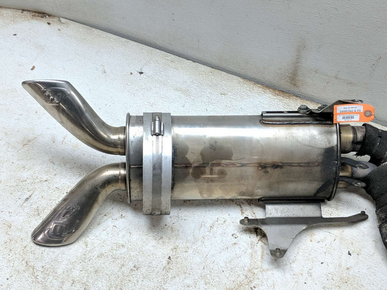 05 Buell Lightning XB12 Full Exhaust Micron Serpent Header Pipe