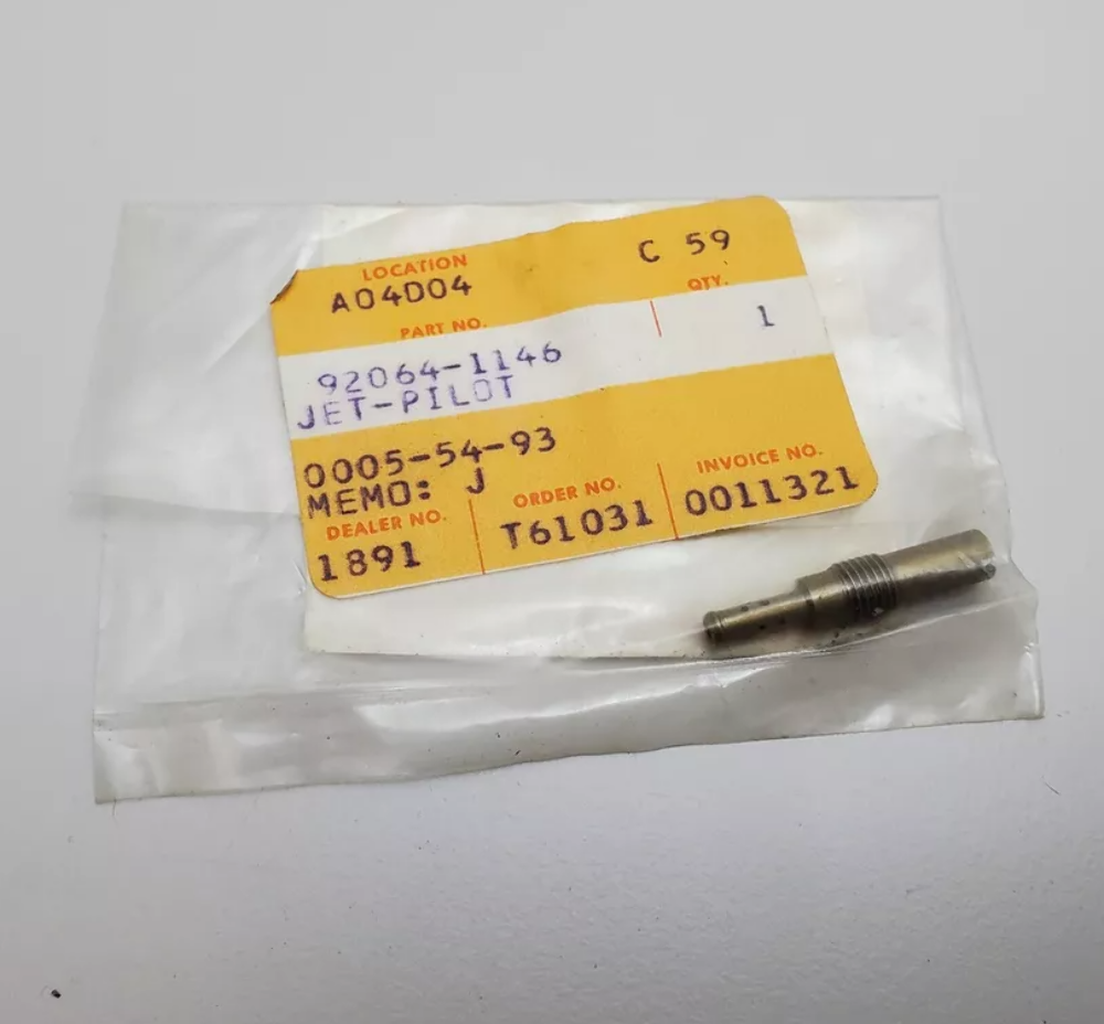 Nos Kawasaki KX500 KDX200 KLR650 Pilot Jet Carb Jet #45 92064-1146