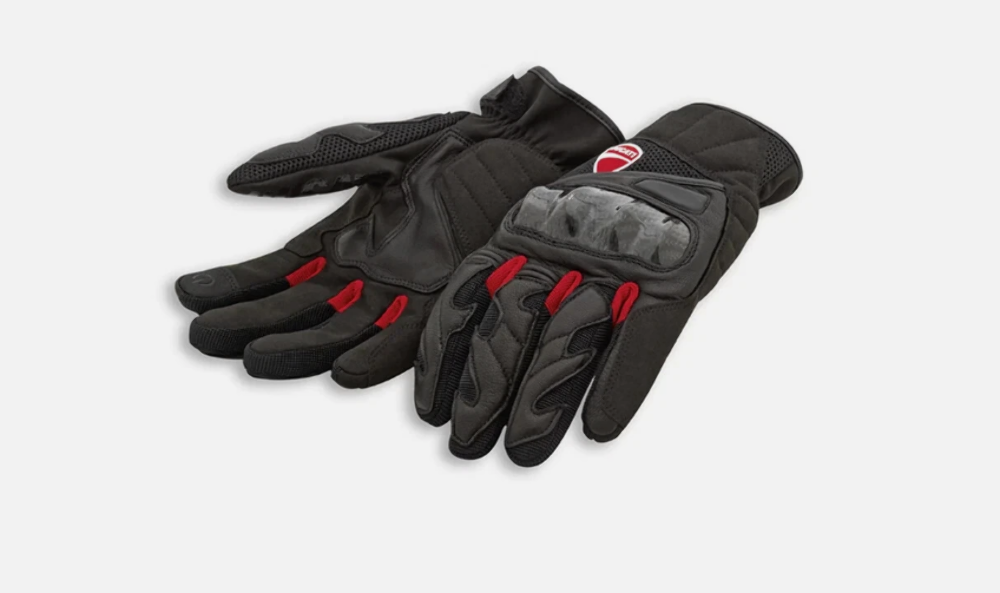 DUCATI City C3 Gloves Red Black Size M (8) Powersports 981071344