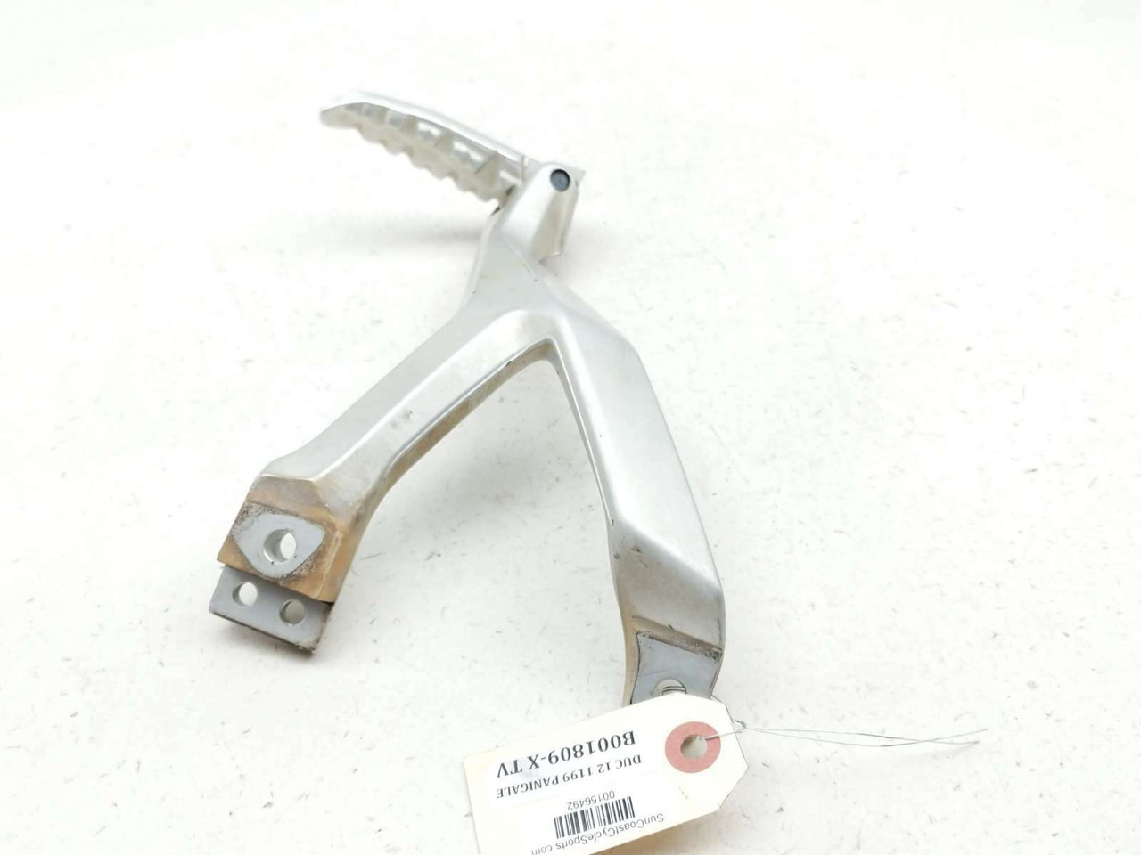 12-14 Ducati Panigale 1199 Rear Left Passenger Foot Peg 82431881A
