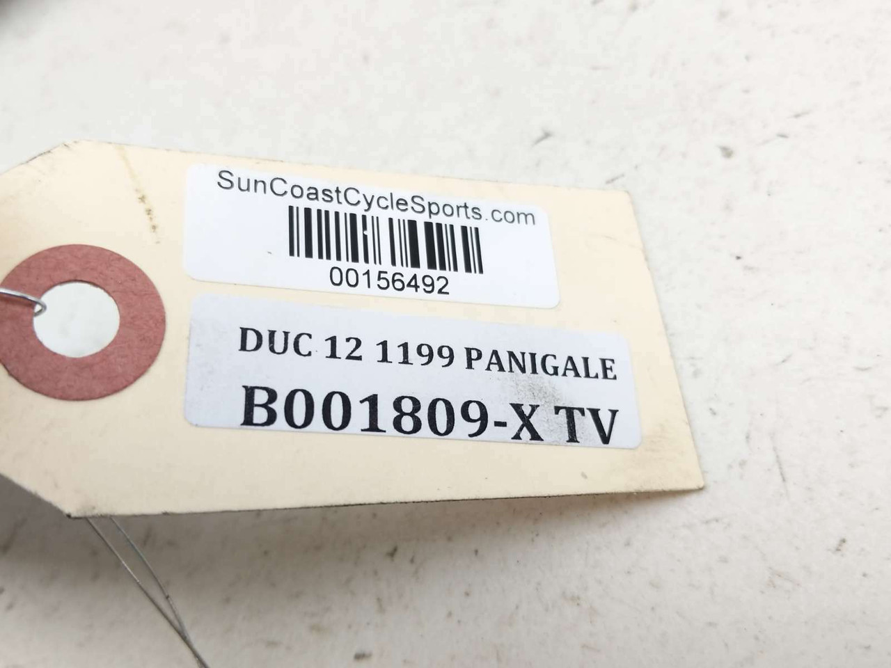 12-14 Ducati Panigale 1199 Rear Left Passenger Foot Peg 82431881A