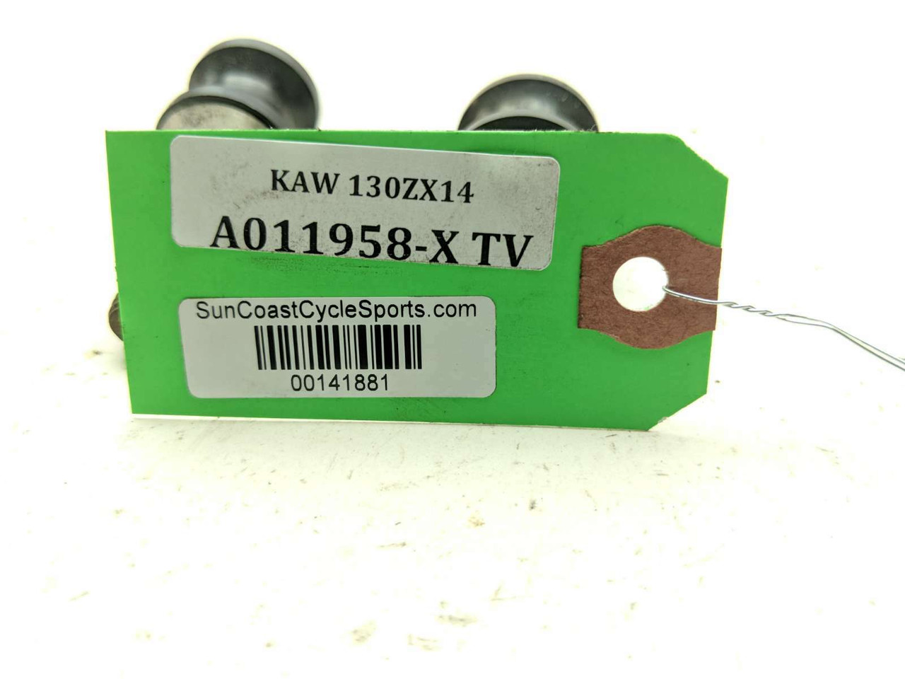 12-21 Kawasaki Ninja ZX14 Rear Wheel Axle Spools Sliders Set - Sun