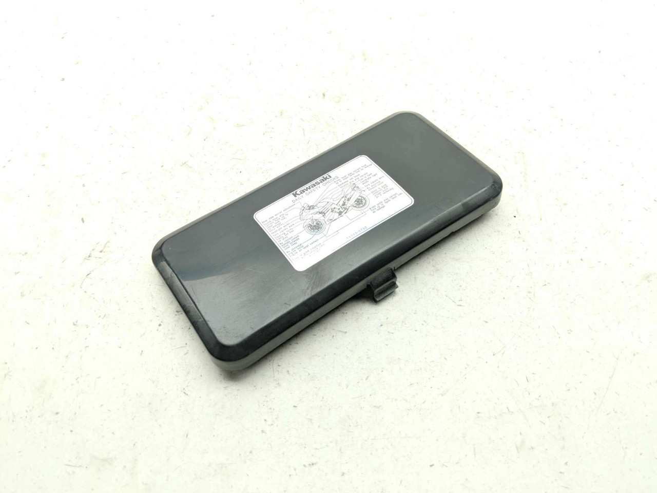 12-21 Kawasaki Ninja ZX14 Tool Box Cover Lid 56033-0732 TRSH PL