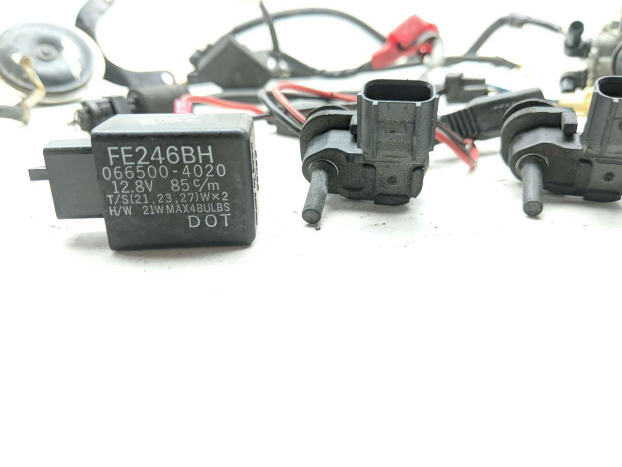 12-21 Kawasaki Ninja ZX14 Relay Sensor Set Horn Battery