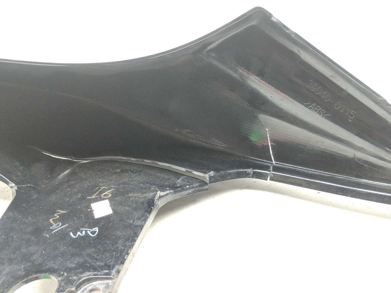 08-12 Kawasaki EX250 Ninja 250 Rear Right Tail Fairing Cover Panel