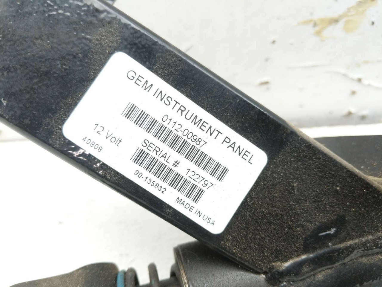 11 Polaris Gem E4 Electric Golf Cart Steering Column Assembly 0112