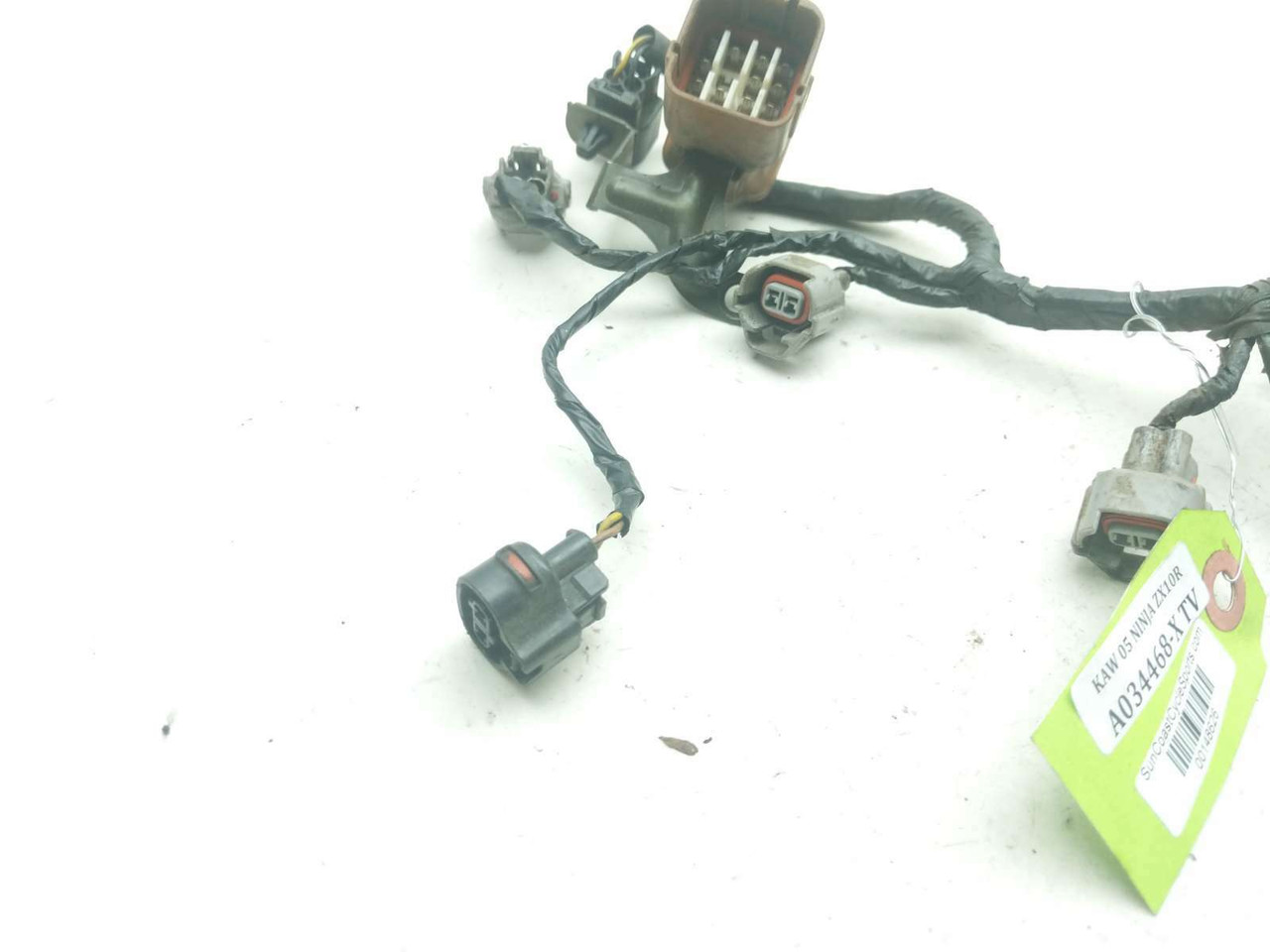 04 05 Kawasaki Ninja ZX10 ZX10R Sub Fuel Injector Wire Wiring