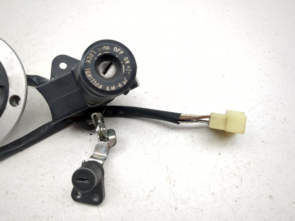 06-11 Kawasaki Ninja ZX14 ZX1400C Lock Set Ignition Switch Cap And