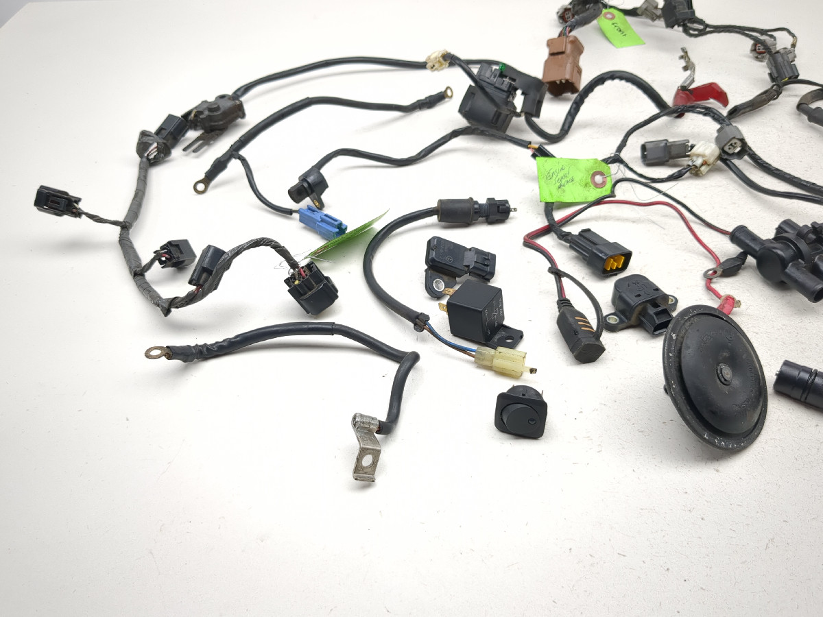 06-11 Kawasaki Ninja ZX14 ZX1400C Relay Set Air Switch Tip Over Battery ...