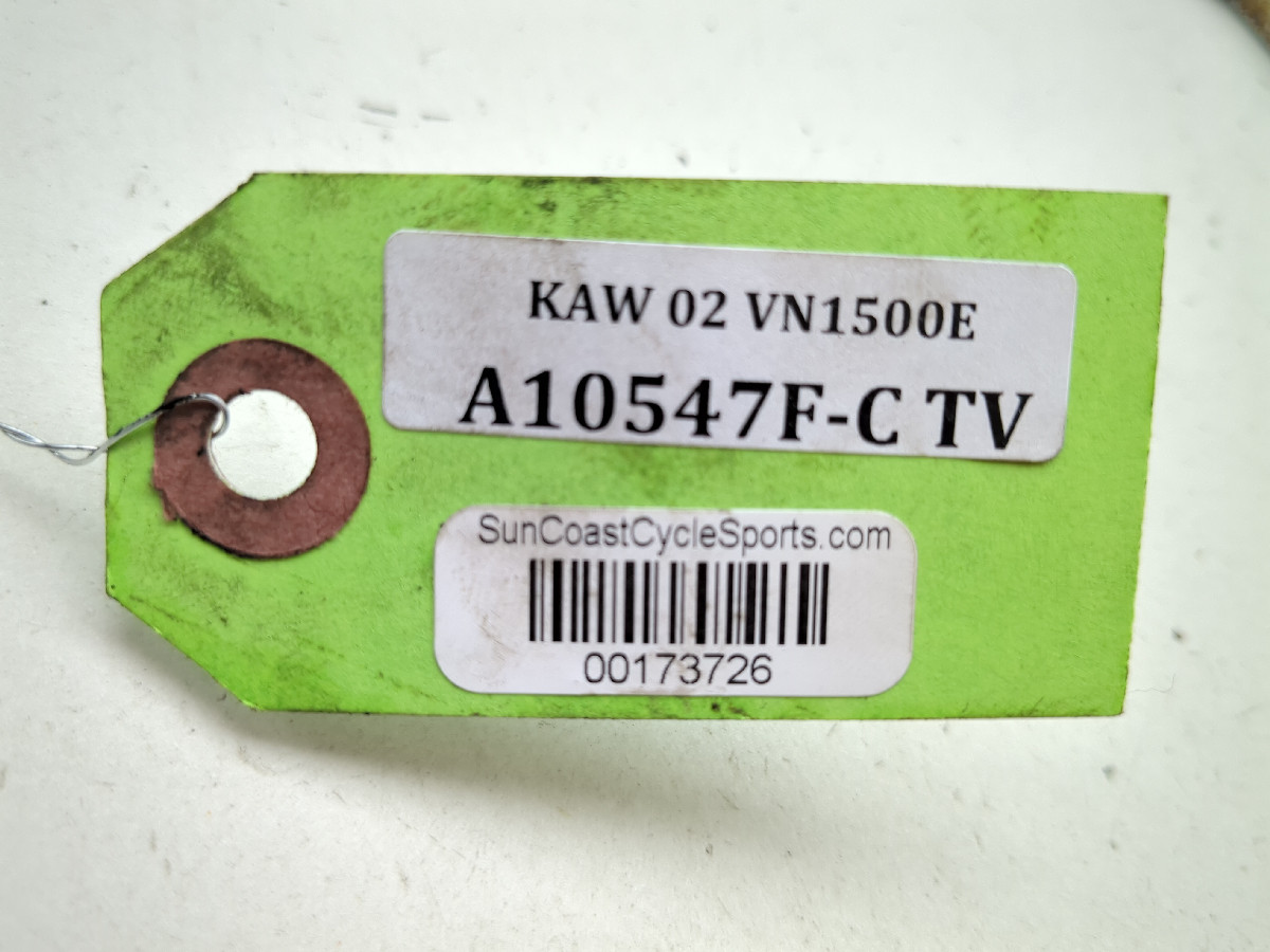 02 Kawasaki Vulcan 1500 Classic VN1500 Passenger Backrest Sissy