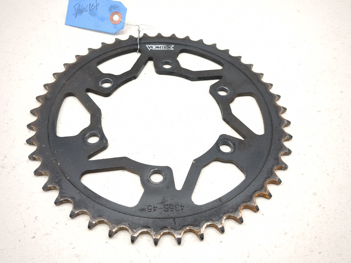 06-08 Yamaha YZF-R6R YZF R6 VORTEX Rear Wheel Cush Drive Sprocket 435S ...