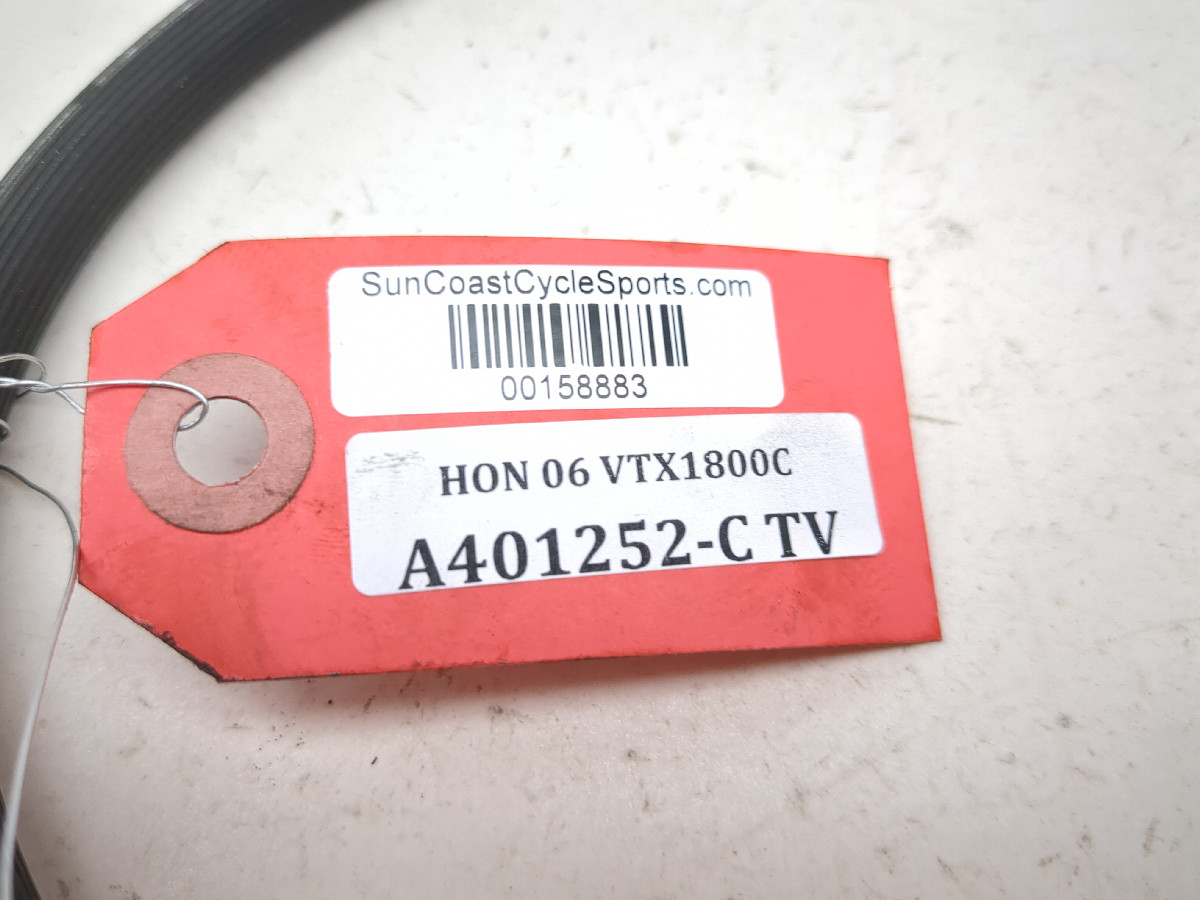 am 06 Honda VTX1800C VTX 1800 Rear Tee To Block Brake Line Hose - Sun