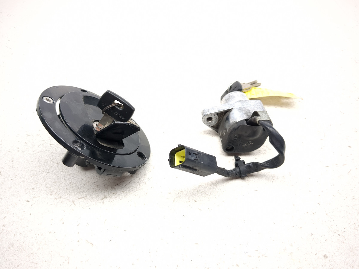 13 Victory Vegas 8-Ball Lock Set Ignition Switch Cap And Key - Sun