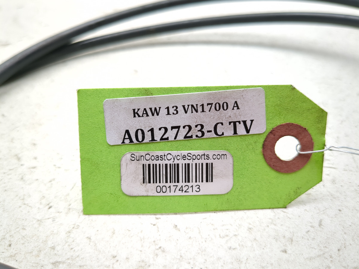 09-23 Kawasaki VN1700A Vulcan Voyager 1700 Throttle Cable Lines